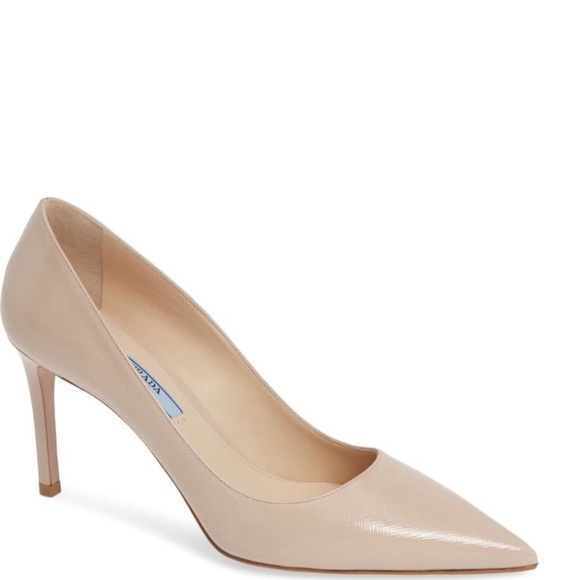 Prada Shoes - Prada Cream Pumps. 85mm. Excellent condition.
